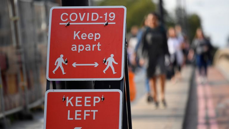 Coronavirus: 'UK at a turning point' as sharp COVID rise sees eight million Britons facing tougher lockdown | UK News | Sky News