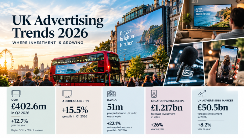 UK Advertising Trends 2026: Where Investment Is Growing